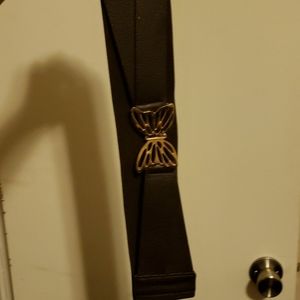 Brown butterfly belt